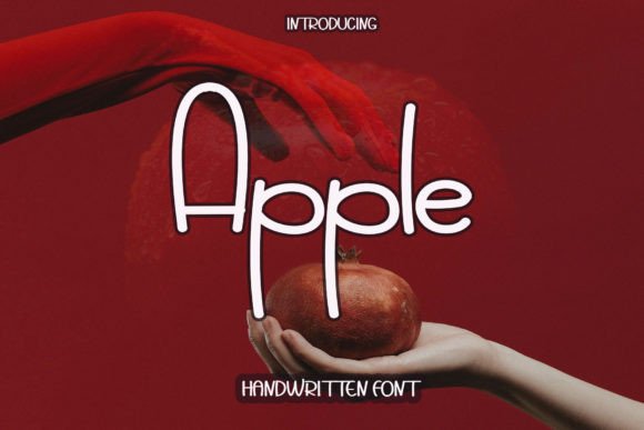 Apple: A Handwritten Font for Elegant Design