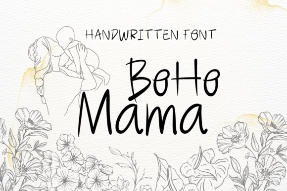 Boho Mama: A Handwritten Font for Modern Design