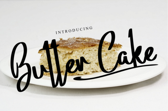 Butter Cake: A Font for Joyful, Romantic Design