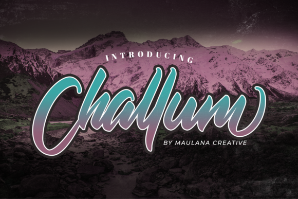 Challum: The Bold Handwritten Font for Impactful Design