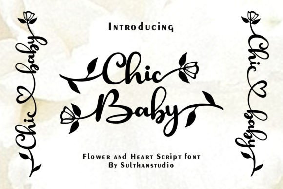 Chic Baby: Elevating Design with Handwritten Elegance