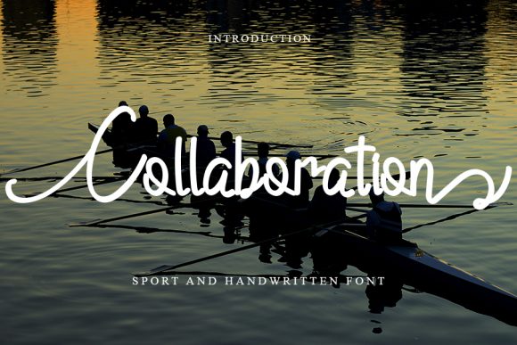 Collaboration: The Handwritten Font for Elegant Design