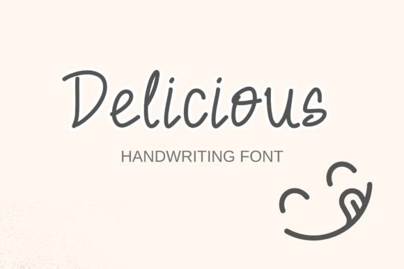 Delicious: A Handwritten Font for Creative Design