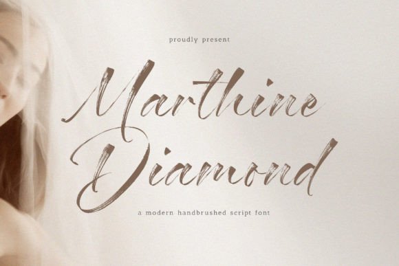 Discover Marthine Diamond: A Modern Script Font