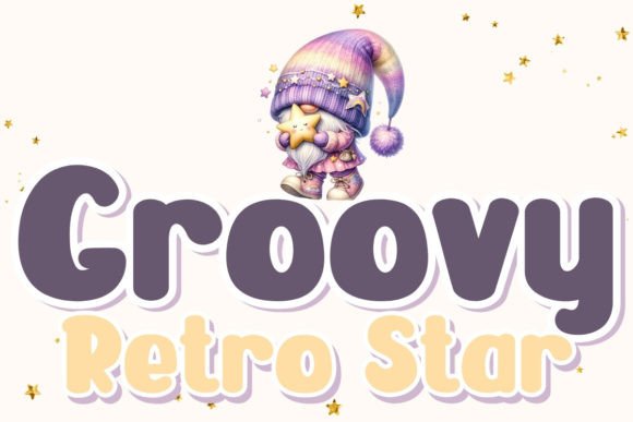 Groovy Retro Star: Elevate Your Visual Design