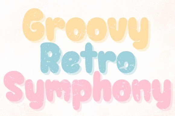 Groovy Retro Symphony: A Font for Timeless Design