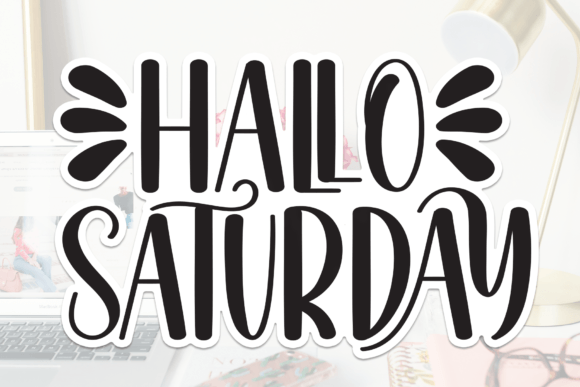 Hallo Saturday: A Sweet and Friendly Handwritten Font