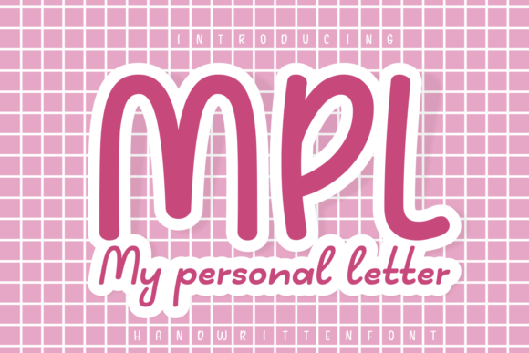 My Personal Letter: The Script Font with Timeless Charm