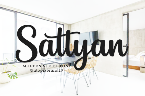 Sattyan: The Elegant Font for Modern Design